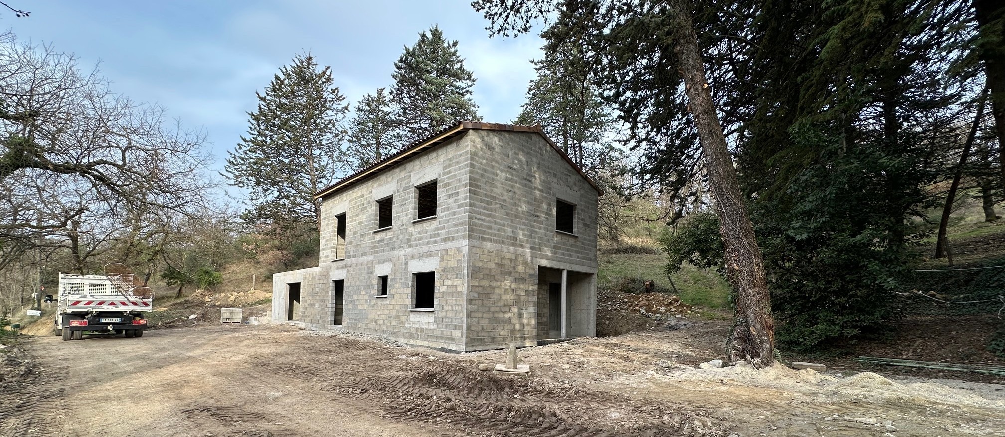 Maison en construction